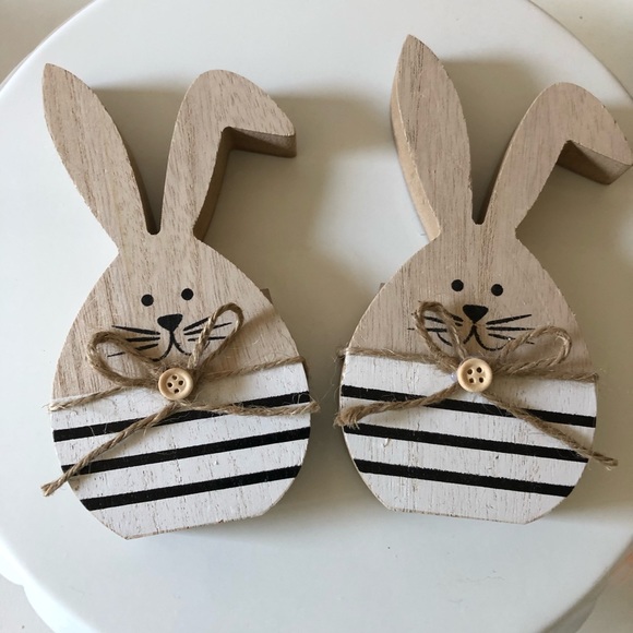 Hobby Lobby Holiday Hobby Lobby Wooden Neutral Easter Bunny Decor